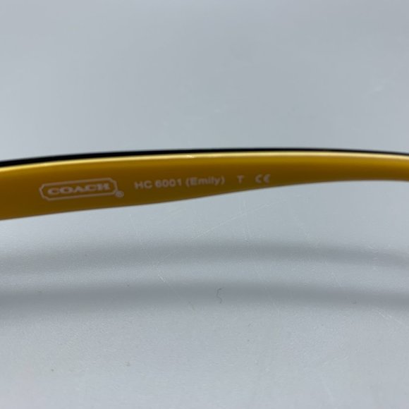 Coach HC6001 Emily Rectangle Frame Dark Tortoise Glasses - Picture 7 of 10